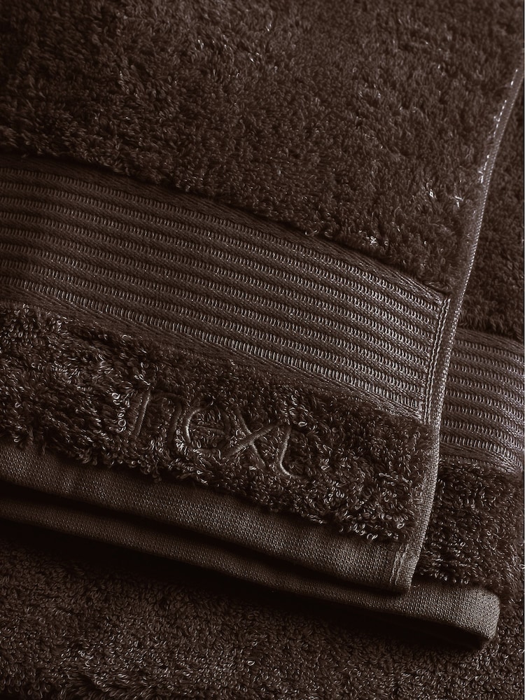 Brown Chocolate Egyptian Cotton Towel - Image 3 of 6