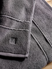 Charcoal Grey Supersoft Towels 100% Cotton - Image 3 of 4