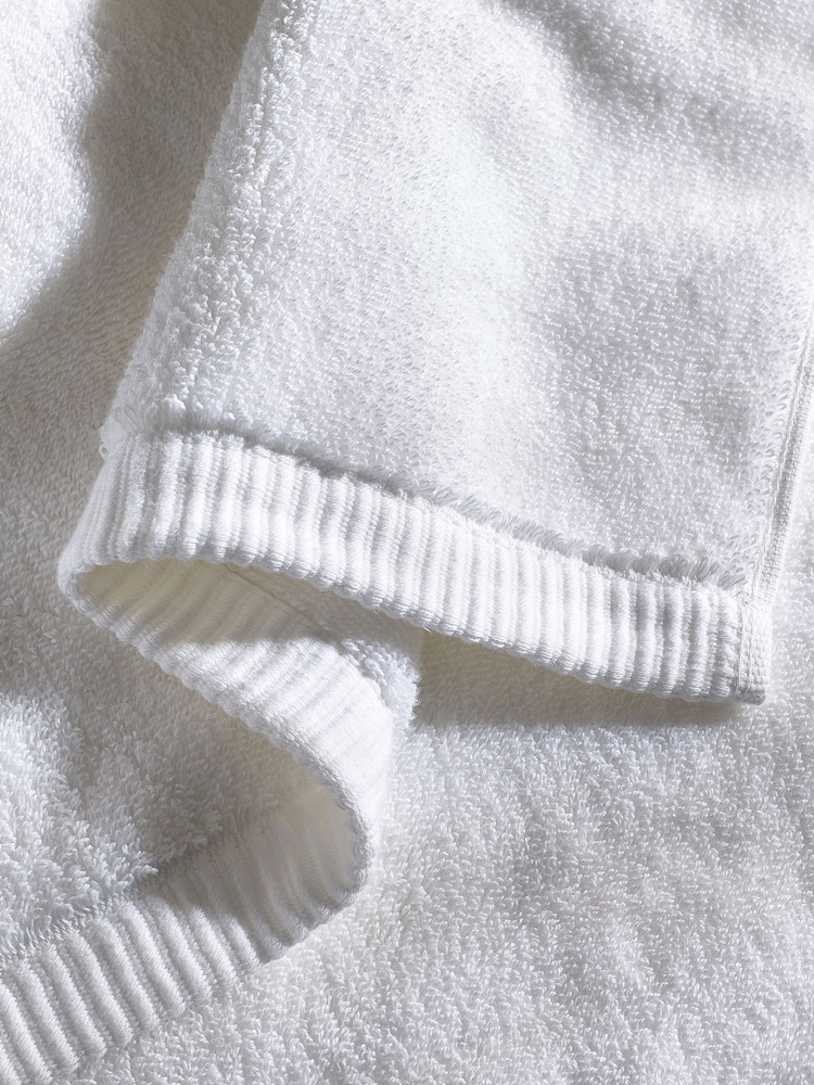 White Luxury 100% Cotton Towel - Image 1 of 3