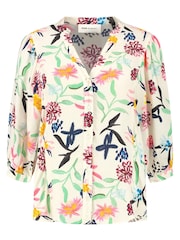 Pom Amsterdam Garden Bloom Bluse, Weiß - Bild 3 von 3