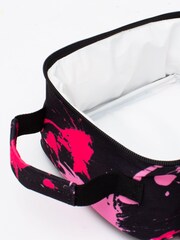 Hype. Unisex Black Pink Splat Crest Lunch Box - Image 3 of 6