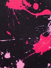 Hype. Unisex Black Pink Splat Crest Lunch Box - Image 6 of 6