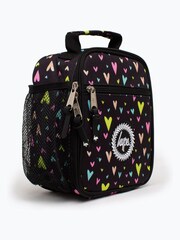Hype. Multi Heart Gold Glitter Overlay Black Lunch Box - Image 3 of 8