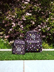 Hype. Multi Heart Gold Glitter Overlay Black Lunch Box - Image 4 of 8