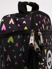 Hype. Multi Heart Gold Glitter Overlay Black Lunch Box - Image 5 of 8