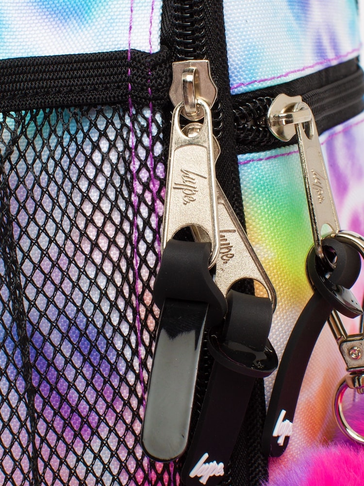 Hype. Purple Rainbow Heart Tie Dye Lunch Box - Image 4 of 8