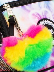 Hype. Purple Rainbow Heart Tie Dye Lunch Box - Image 6 of 8