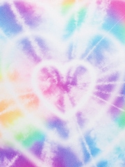Hype. Purple Rainbow Heart Tie Dye Lunch Box - Image 7 of 8