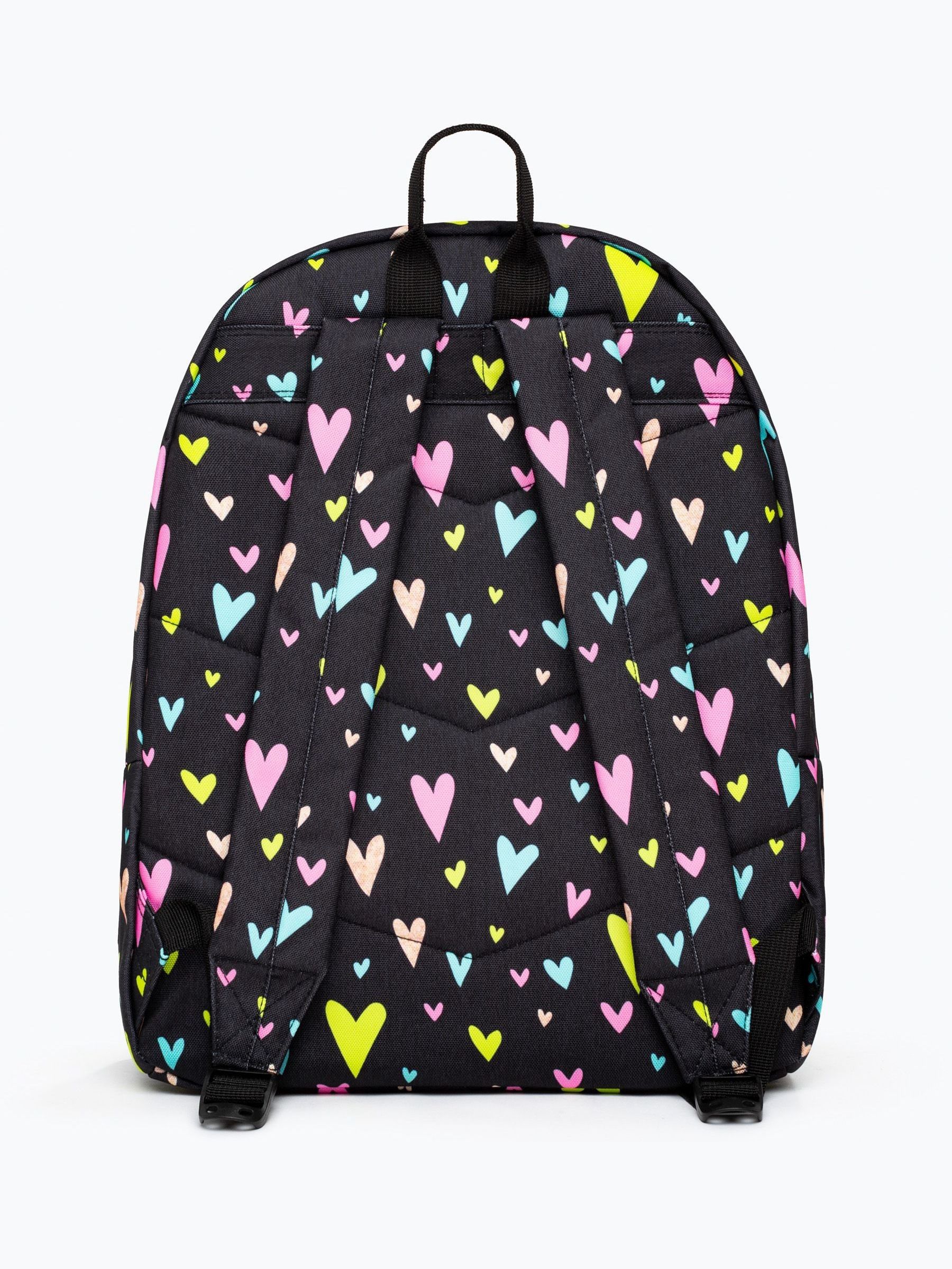 Buy Hype. Black Heart Gold Glitter Overlay Backpack from Next Luxembourg