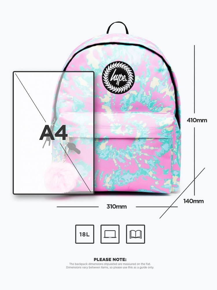 Hype. Sac à dos violet pastel tie-dye - Image 8 of 9