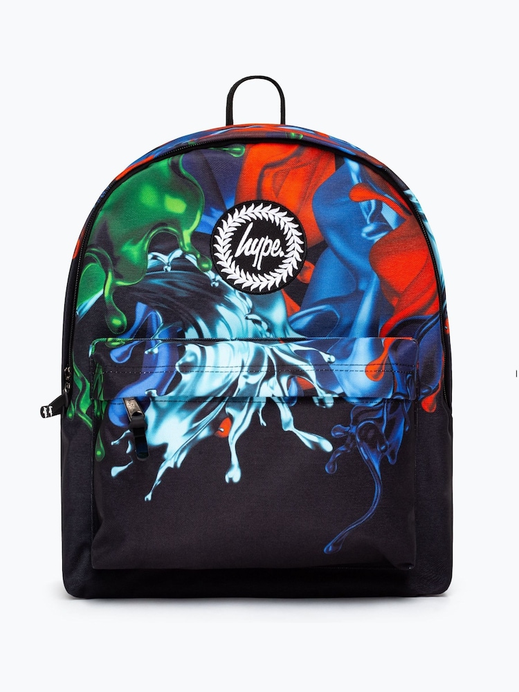 Hype. Liquied Drips Black Backpack - Image 1 of 10
