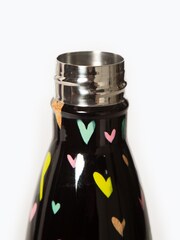 Hype. Multi Heart Gold Glitter Overlay Black Bottle - Image 5 of 7