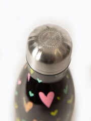 Hype. Multi Heart Gold Glitter Overlay Black Bottle - Image 7 of 7