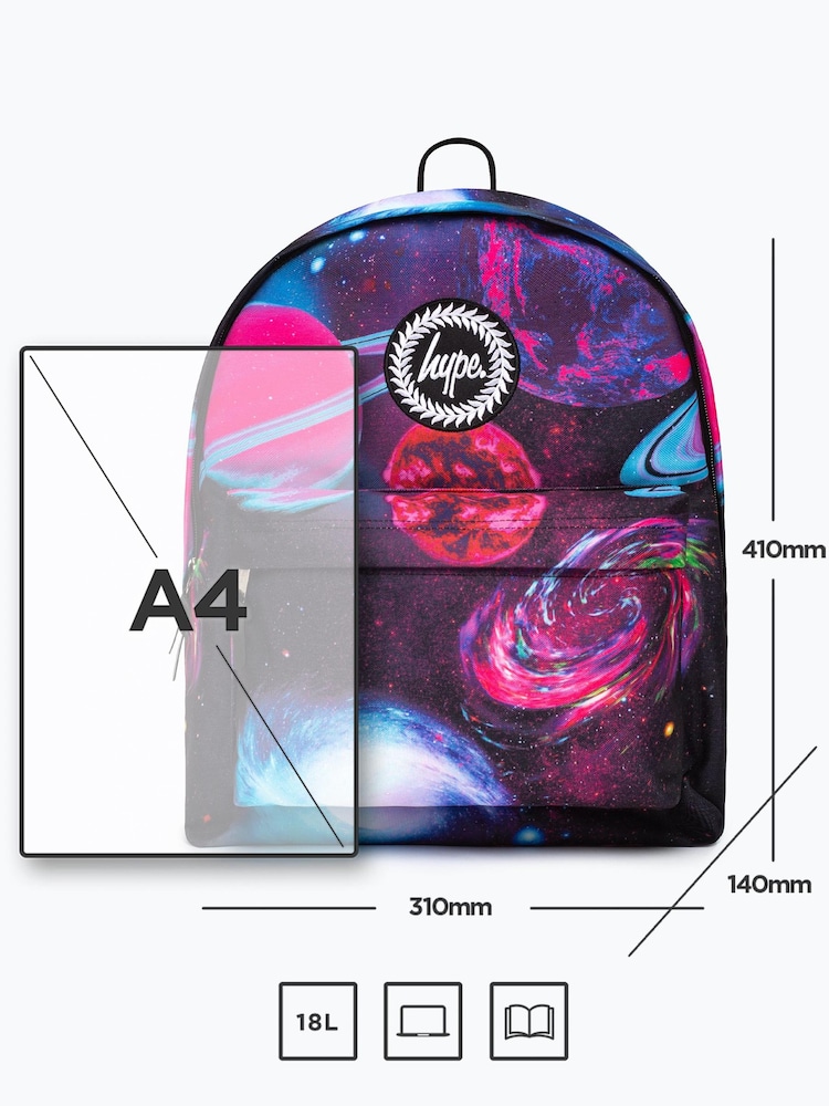 Hype. Crazy Space Cosmo Rucksack, Violett - Bild 10 von 10
