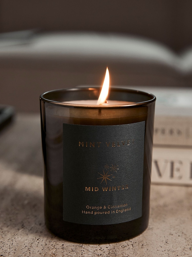 Mint Velvet Cream Mid-Winter Scented Candle - Image 1 of 3 Mint Velvet Cream Mid-Winter Scented Candle - Image 1 of 3