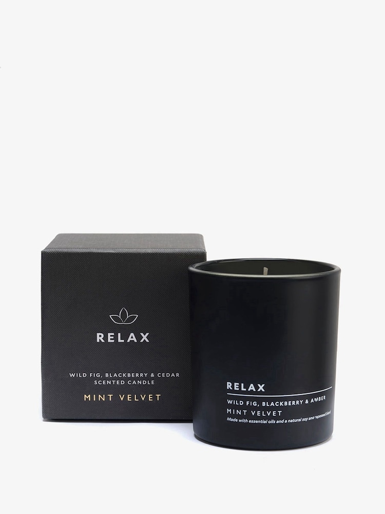 Mint Velvet Cream Relax Wild Fig Candle - Image 4 of 4
