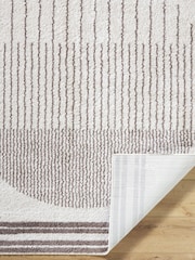 LIVABLISS Brown Fossay Washable Shaggy Modern Rug - Image 3 of 6