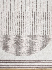 LIVABLISS Brown Fossay Washable Shaggy Modern Rug - Image 4 of 6