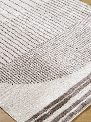 LIVABLISS Brown Fossay Washable Shaggy Modern Rug - Image 5 of 6