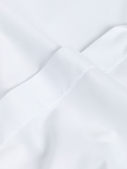 White Slim Fit Concealed Placket Shirt - Image 6 of 6