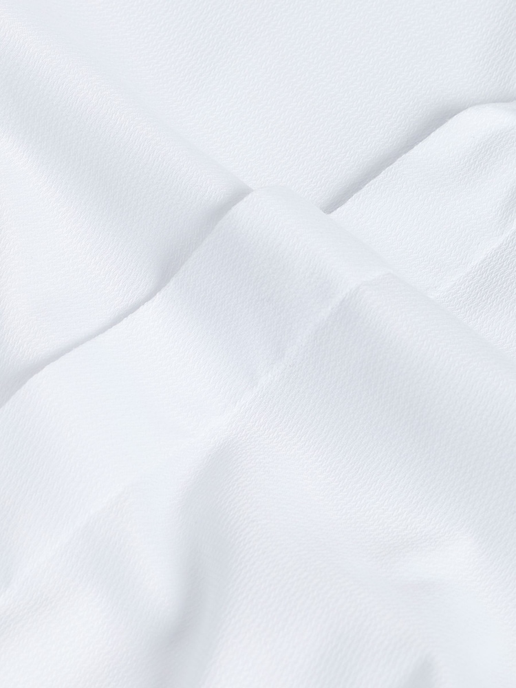 White Slim Fit Concealed Placket Shirt - Image 6 of 6