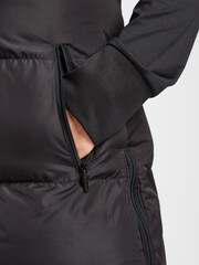 Elle Sport Double Layered Padded Longline Black Gilet - Image 5 of 6