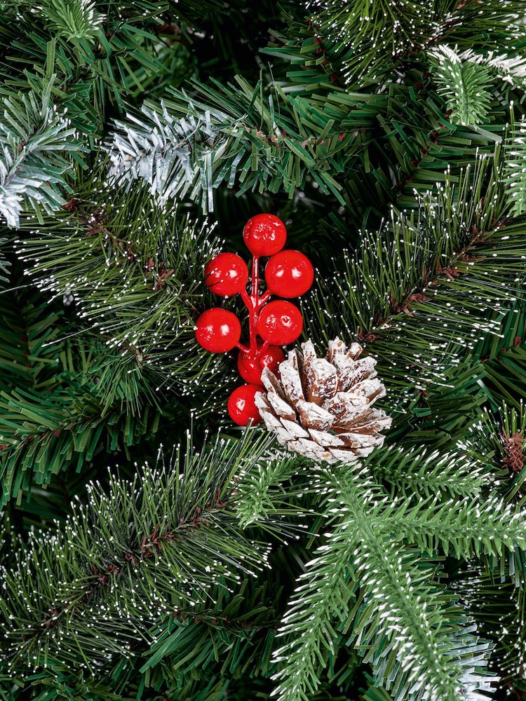 Premier Decorations Ltd Green New Jersey Spruce Christmas 7ft Tree - Image 2 of 4