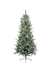 Premier Decorations Ltd Green New Jersey Spruce Christmas 7ft Tree - Image 4 of 4