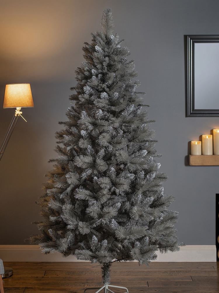 Premier Decorations Ltd 7ft Deluxe Tipped Fir Christmas Tree - Image 1 of 4