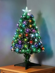 Premier Decorations Ltd 2.6ft Pre Lit Colour Changing Christmas Tree - Image 1 of 3