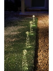 Premier Decorations Ltd 4 Piece 30cm Silver Tree Pin Wire with 200 Warm White LEDs - Image 1 of 3