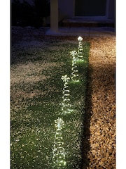 Premier Decorations Ltd Set of 4 Tree Shape Pathlights with 200 White LEDs. - Image 1 of 2