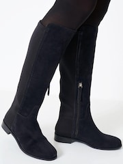 Crew Clothing Company Black Over The Knee Boots - Image 2 of 2