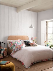 Lucy Tiffney Multi Floral Ruffle 180 Thread Count Duvet Cover and Pillowcase Set - Image 2 of 6
