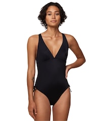 Triumph Black Padded Plunge Swimsuit - Image 1 of 4