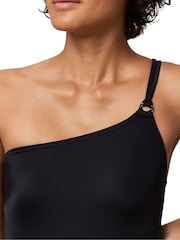 Triumph Wattierter One-Shoulder-Badeanzug, Schwarz - Bild 3 von 4