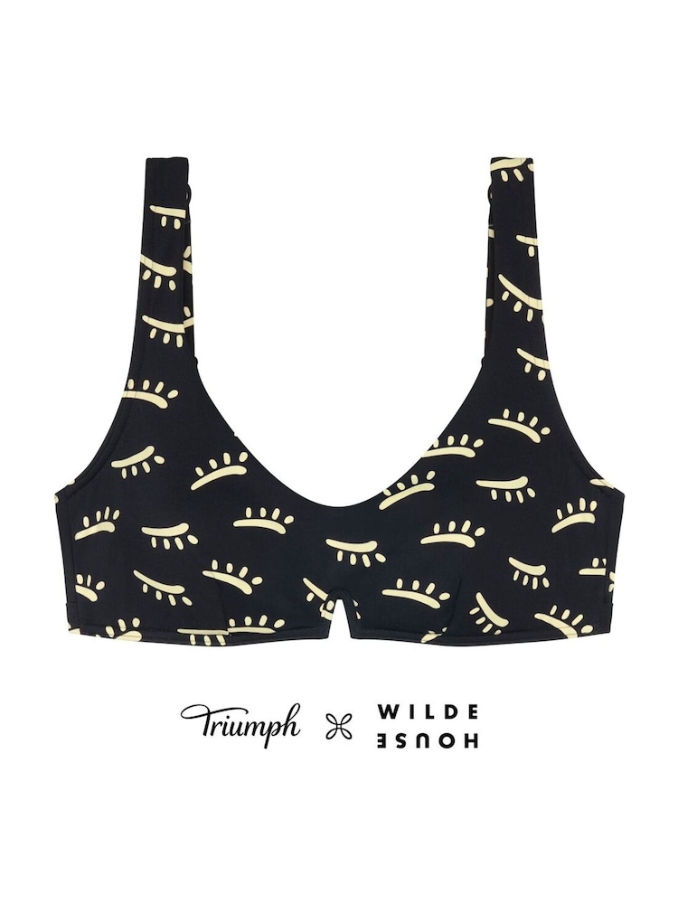 Triumph Black Flex Smart Padded Bikini Top - Image 4 of 4 Triumph Black Flex Smart Padded Bikini Top - Image 4 of 4