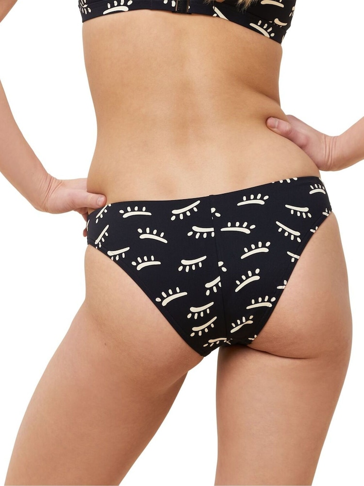 Triumph Black Flex Smart High Leg Bikini Bottoms - Image 2 of 4 Triumph Black Flex Smart High Leg Bikini Bottoms - Image 2 of 4