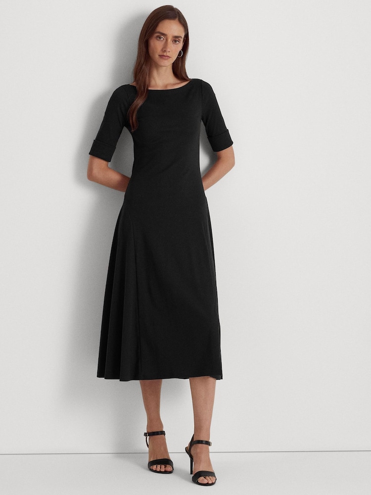 Lauren Ralph Lauren Navy Patterned Munzie Dress - Image 2 of 7