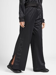 Elle Sport Wide Leg Black Trousers - Image 1 of 6