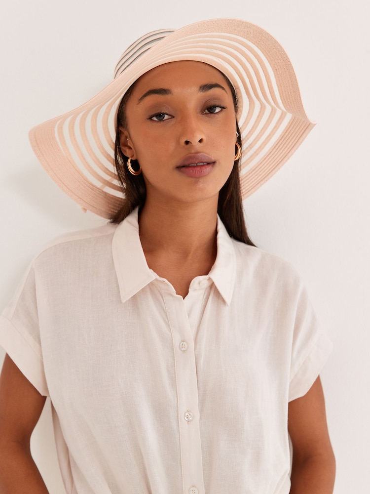 Blush Pink Wedding Occasion Hat - Image 1 of 6 Blush Pink Wedding Occasion Hat - Image 1 of 6
