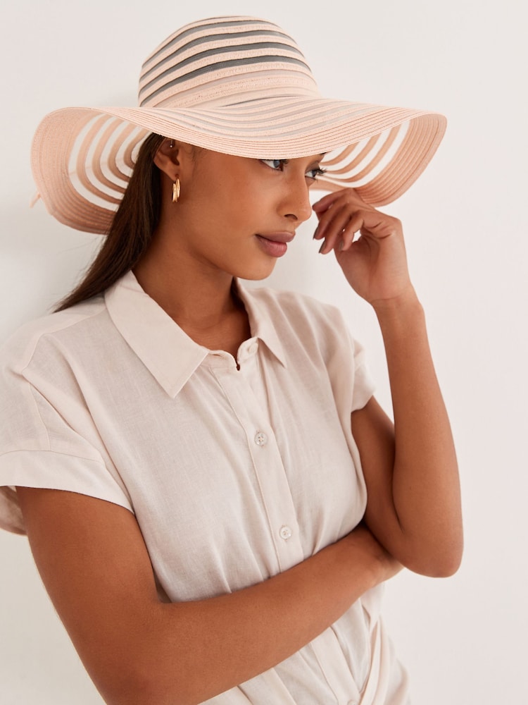 Blush Pink Wedding Occasion Hat - Image 2 of 6 Blush Pink Wedding Occasion Hat - Image 2 of 6