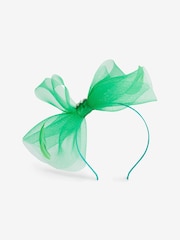 Green Fascinator Headband - Image 4 of 4