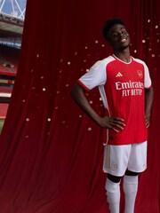 adidas Red Blank Football Arsenal FC Stadium 23/24 Home Shirt - Image 2 of 11