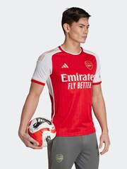 adidas Red Blank Football Arsenal FC Stadium 23/24 Home Shirt - Image 6 of 11