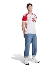 adidas White FC Bayern 23/24 Home Jersey - Image 3 of 8