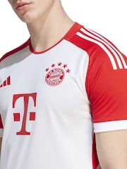 adidas White FC Bayern 23/24 Home Jersey - Image 4 of 8