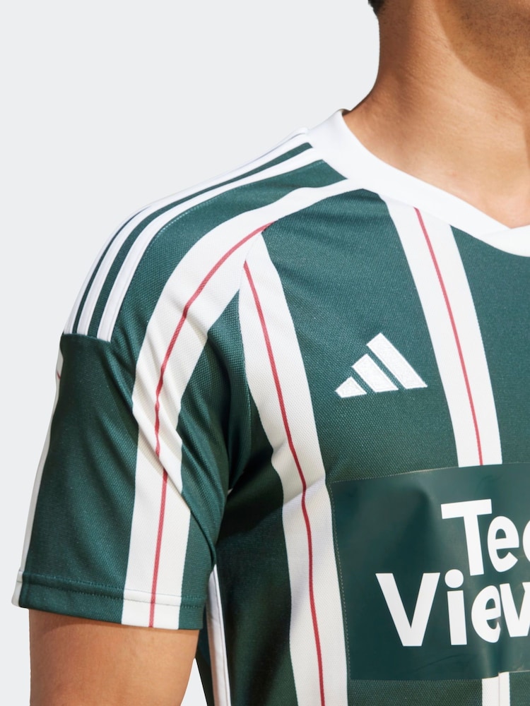 adidas Green Manchester United FC Jersey - Image 10 of 18