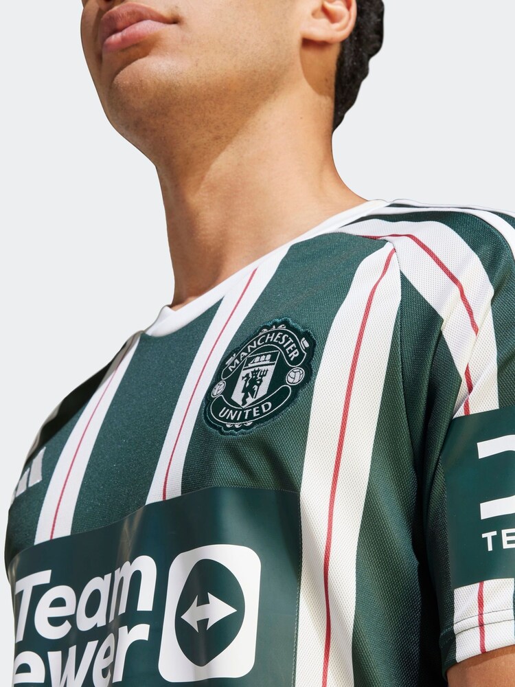 adidas Green Manchester United FC Jersey - Image 11 of 18