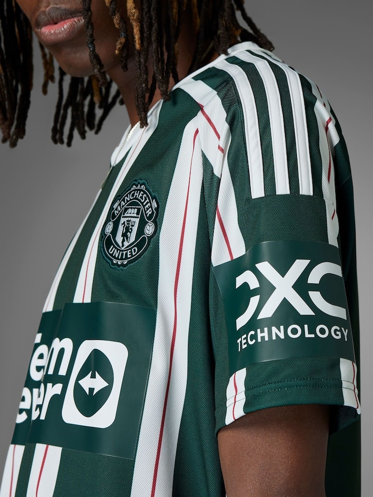 adidas Green Manchester United FC Jersey - Image 12 of 18